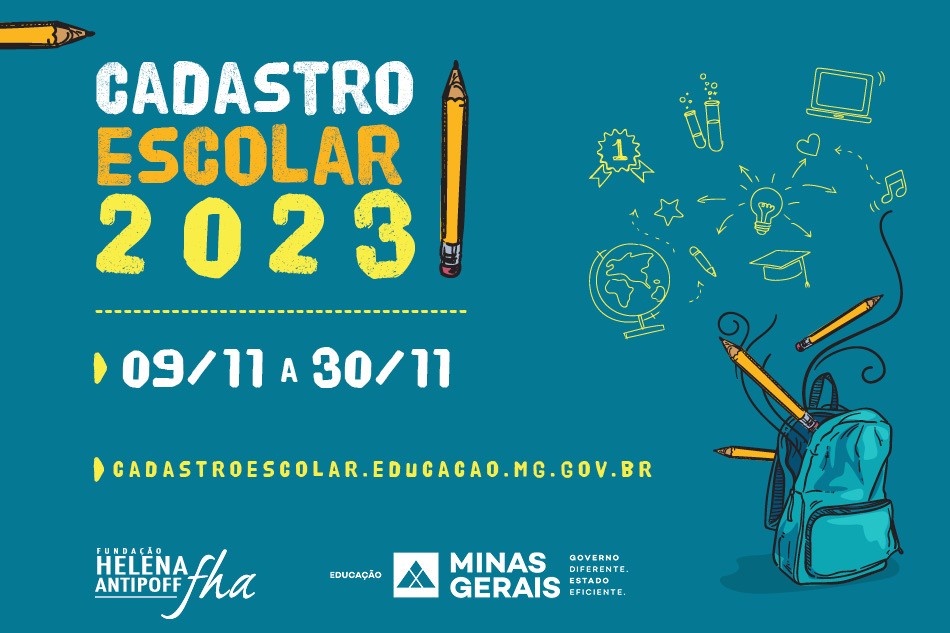 Cadastro Escolar 2023 Da Rede Pública De Ensino De Minas Gerais Fundação Helena Antipoff 2456